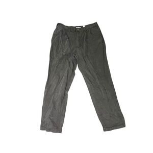Vtg 90s County Seat Pleated Brushed Twill Pants Normcore Dadcore Charcoal 36x32